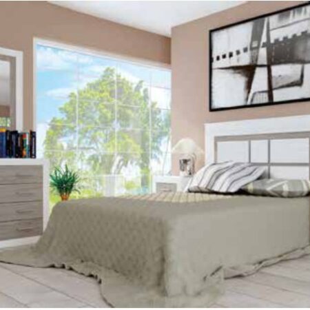 DORMITORIO MATRIMONIO MOD:LARA (ANDERPINO-GRIS)