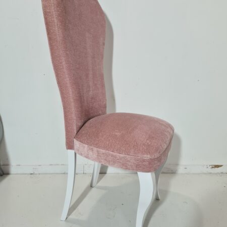 SILLA SUELTA (TAP.ROSA / PATA BLACA) RESPALDO ALTO *EXP*