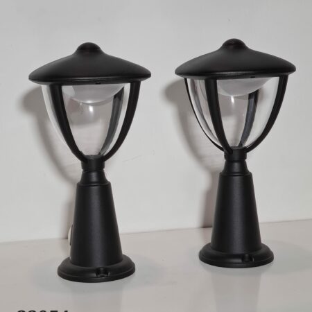 X2 FAROL DE JARDIN (NEGRO) (SUELO)