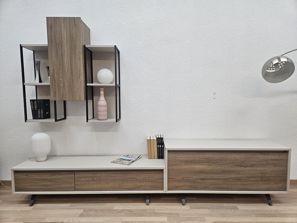 MODULAR SALON (280CM) (ROBLE -CEDA) *NUEVO EXP*