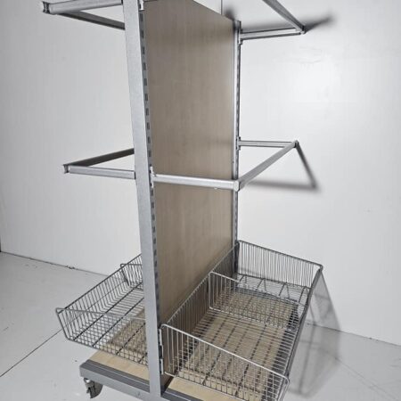 EXPOSITOR CENTRAL / PANEL (88X77X158) (DOBLE) (HAYA) (MOBILIARIO TIENDA)