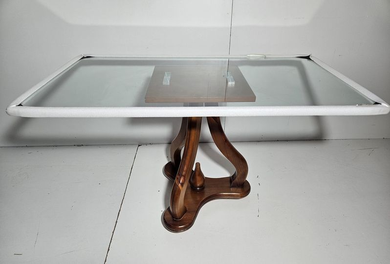 MESA COMEDOR 1 PATACON (TAPA CRISTAL) (135X75)