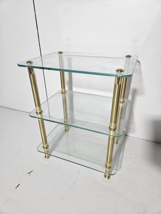 MESA AUX / TELEFONERA (CRISTAL-DORADO)