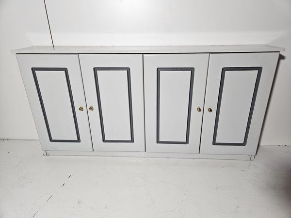 MUEBLE TAQUILLON / AUX 4 PUERTAS (170X25X85) (GRIS)