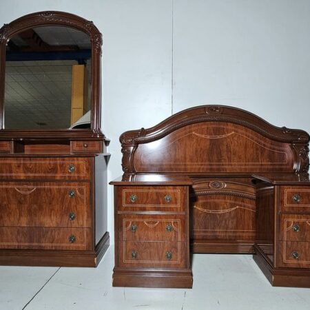 DORMITORIO MATRIMONIO (CLASICO) (COMPLETO 5 PIEZAS) (SIN ARMARIO)