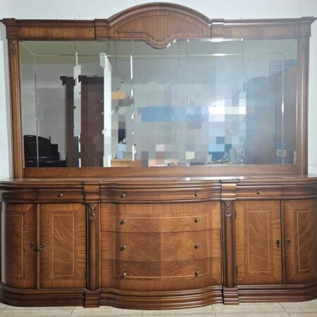 APARADOR 4P 6C + ESPEJO MURAL (250X50X220) (MUEBLES DE SALON)