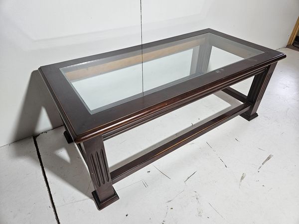 MESA CENTRO (120X60) (45CM ALTO) (NOGAL)