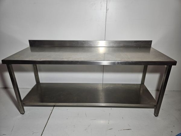 MESA TRABAJO (200X70X85) (ACERO INOX) (HOSTELERIA)