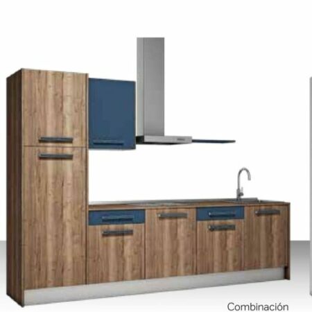 COCINA LINEAL (300CM) (COLOR:MEDIEVAL MEDIO / SHORE MATE) *NUEVA*