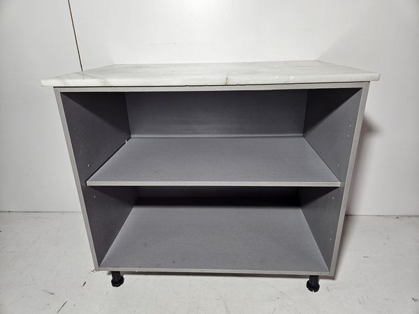 MUEBLE COCINA / AUXILIAR (GRIS /TAPA MARMOL) (95X60X86)