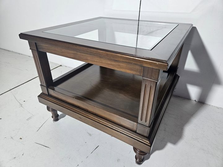 MESA CENTRO (60X60) (50CM ALTO) (NOGAL)