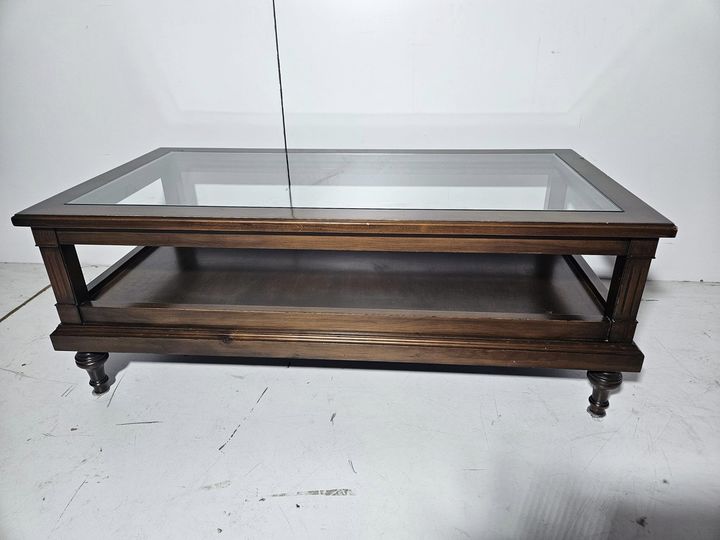 MESA CENTRO (120X60) (45CM ALTO) (NOGAL)