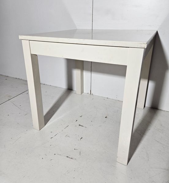 MESA COMEDOR / BAR (80X80) (76CM ALTO) (MADERA CREMA)