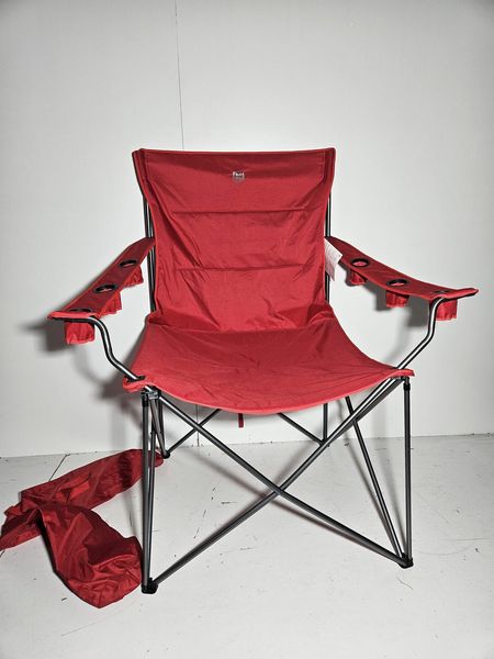 SILLA GIGANTE CAMPING PLEGABLE+ FUNDA (150X100X170) (ROJA)