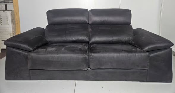 SOFA 3 PLAZAS (215X100X90) (ANTE MARRON) (EXTRAIBLE)