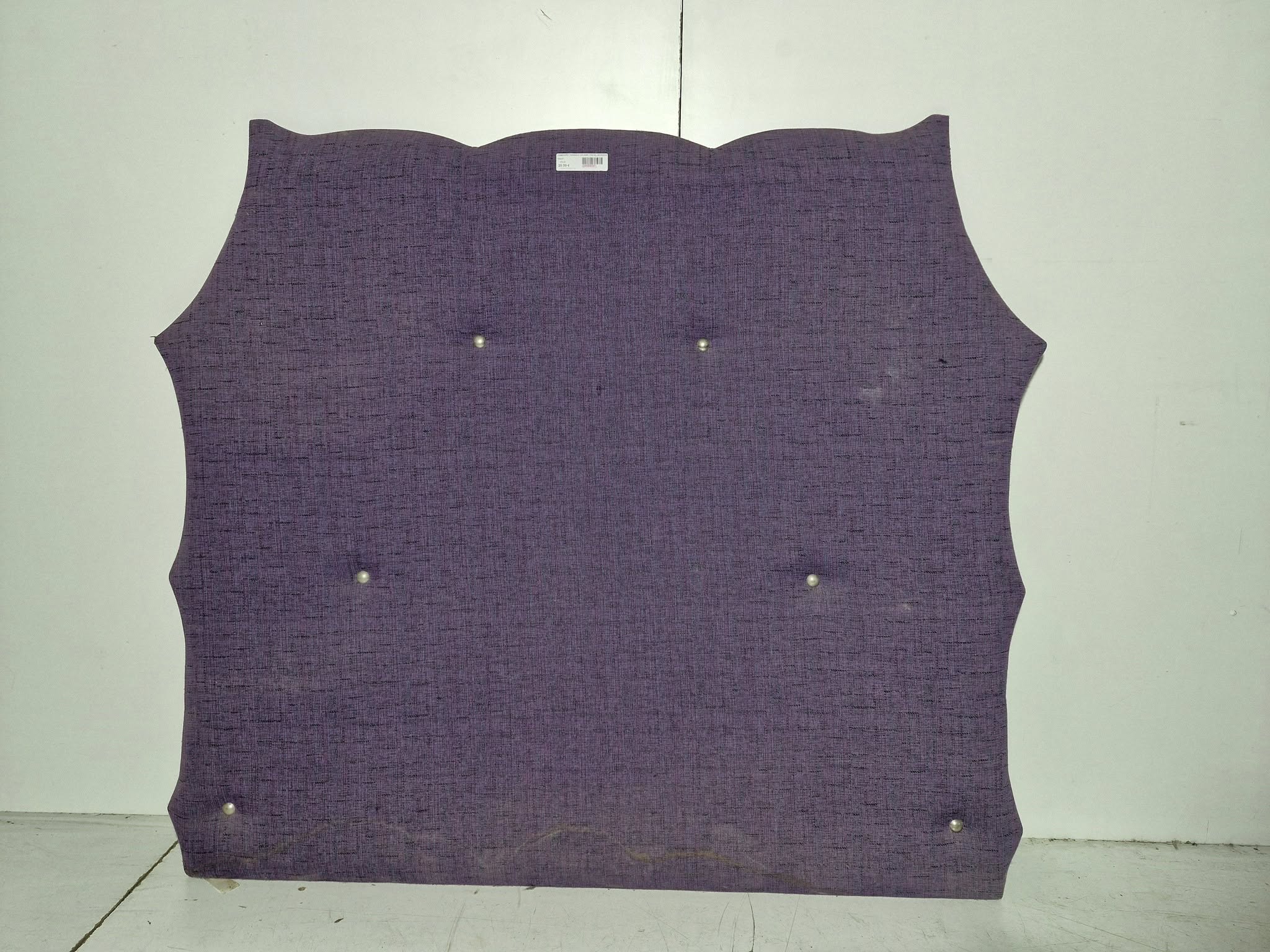 CABECERO TAPIZADO COLGAR (135CM) (MORADO)