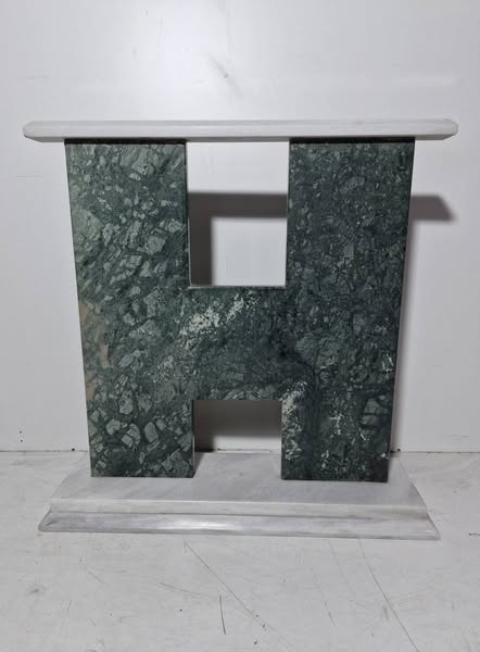 X2 PATAS PARA MESA (80X24X80) (MARMOL VERDE)