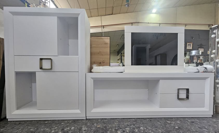 MODULAR SALON MOD: ENZO (300CM) (BLANCO) *NUEVO SALDOS FRANCO*