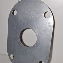 TARIMA OVALADA (CHAPADA METAL) (MESA 140X90)