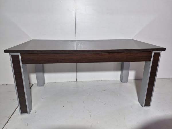 MESA OFICINA / DESPACHO (160X80) (76CM ALTO) (GRIS-WENGUE)