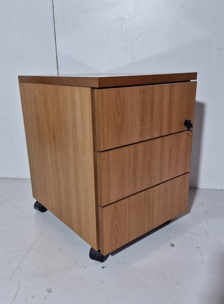 MESITA / CAJONERA 3C  OFICINA (43X54X60) (CEREZO)