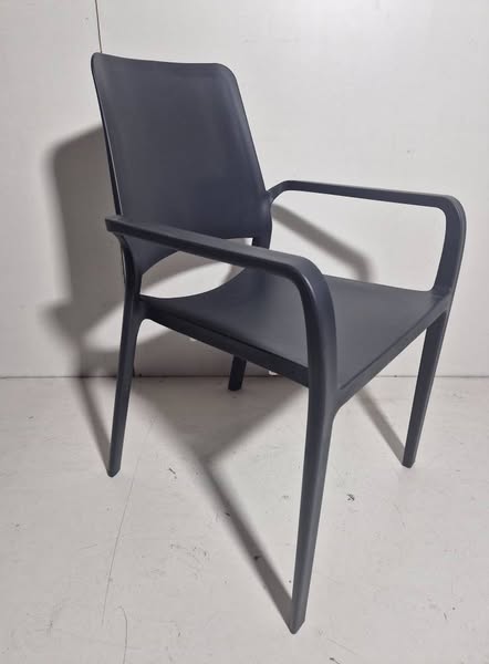 SILLA/SILLON TERRAZA (PVC NEGRO) (ESTRELLA GALICIA) (MOBILIARIO DE BAR) (HOSTELERIA)