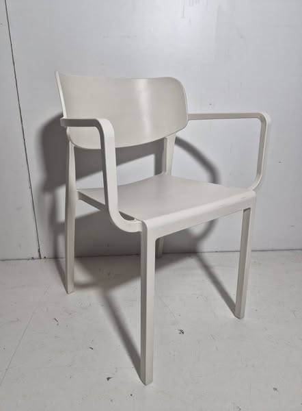 SILLA TERRAZA (SAN MIGUEL) (BLANCA) (PVC) (MOBILIARIO BAR) (HOSTELERIA)