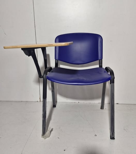 SILLA AULA/ OFICINA/ CONFIDENTE (CON BANDEJA) (AZUL)