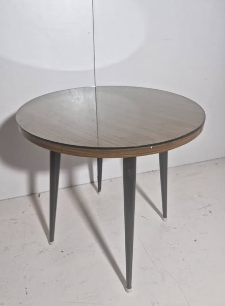MESA CAMILLA (70CM) (74CM ALTO) (PATA HIERRO NEGRA)