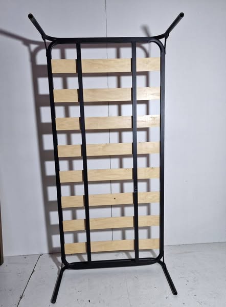 SOMIER + PATAS (90X190) (NEGRO)