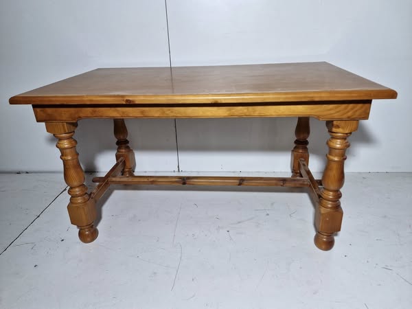 MESA COMEDOR (140X80) (78CM ALTO) (RUSTICO PINO / PROVENZAL)