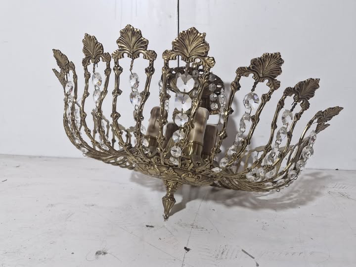 LAMPARA TECHO (BRONCE / LAGRIMS CRISTAL)