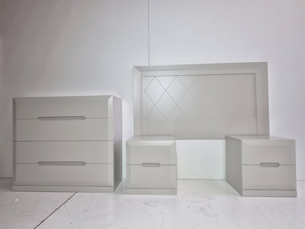 DORMITORIO MATRIMONIO (5 PIEZAS) (COLOR: NUDE) *NUEVO EXP*