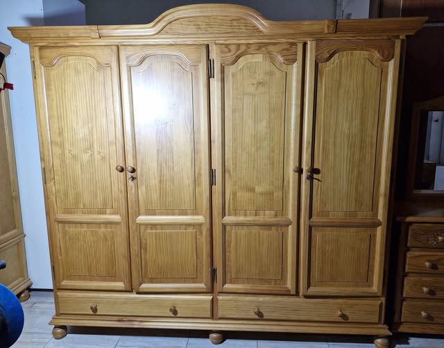ARMARIO 4P 2C (220X58X202) (PROVENZAL MIEL)