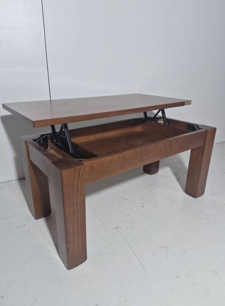 MESA CENTRO ELEVABLE (50X100) (50CM ALTO) (CEREZO)