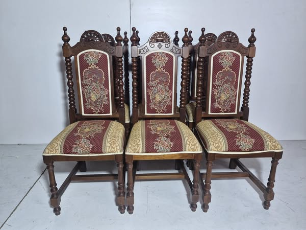 X6 SILLAS COMEDOR (RONDEÑO – NOGAL)