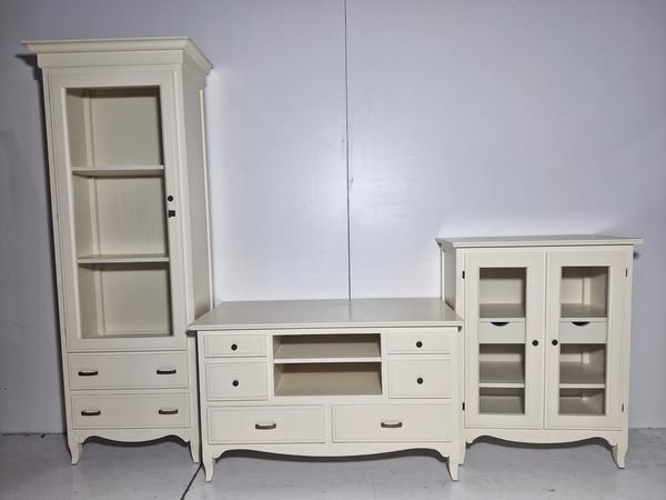 MODULAR DE SALON (3 PIEZAS) (280X55X200) (CREMA)