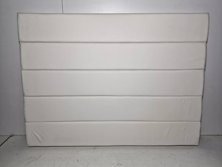 CABECERO (180CM) (TAPIZADO POLIPIEL BLANCO) (Nº2) *NUEVO EXP*