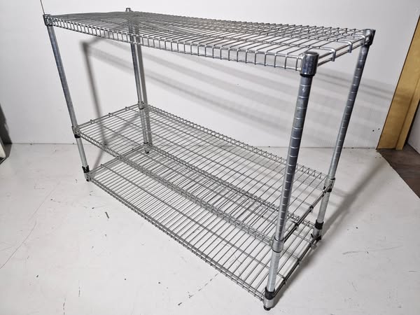 ESTANTERIA REJILLA 2B (121X45X87) (ACERO INOX)