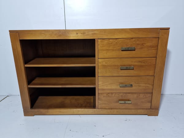 MUEBLE TV 4C 3B (120X42X75) (AVELLANA) (SALON)