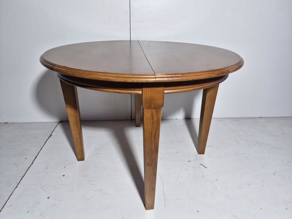 MESA COMEDOR / CAMILLA (110CM D) (EXT +35CM) (PINO)