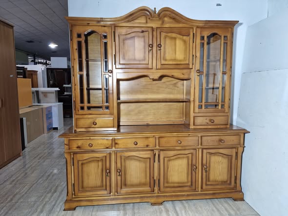 MUEBLE VAJILLERO 8P 6C (ALTO Y BAJO) ( X X ) (PROVENZAL MIEL)