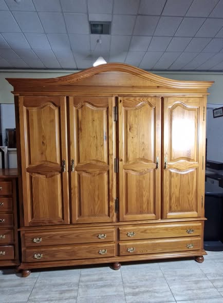 ARMARIO 4P 4C (215X60X228) (PROVENAL MIEL)