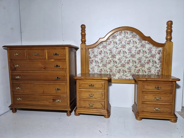 DORMITORIO MATRIMONIO (SIN ARMARIO) (PROVENZAL MIEL)