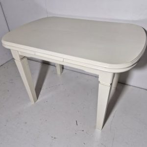 MESA COMEDOR (120X80) (EXT +35 +35) (80CM ALTO) (BLANCA)