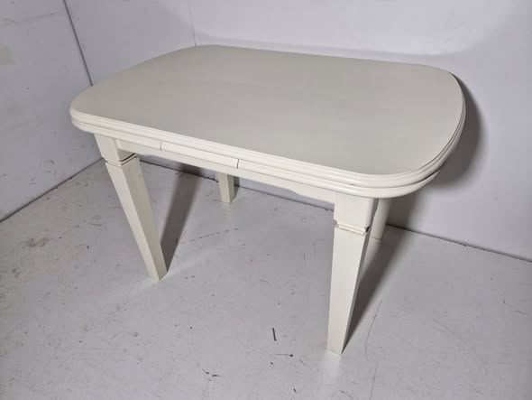MESA COMEDOR (120X80) (EXT +35 +35) (80CM ALTO) (BLANCA)