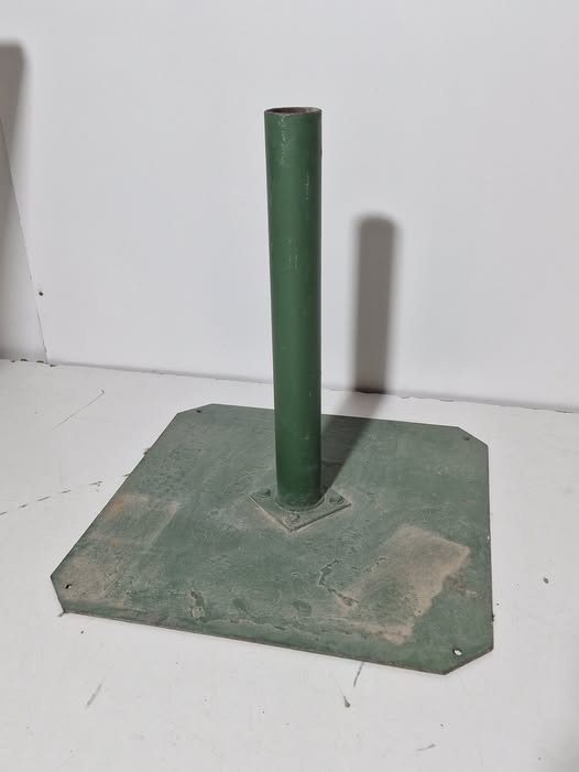 PIE DE SOMBRILLA / PARAGUAS (METAL VERDE)