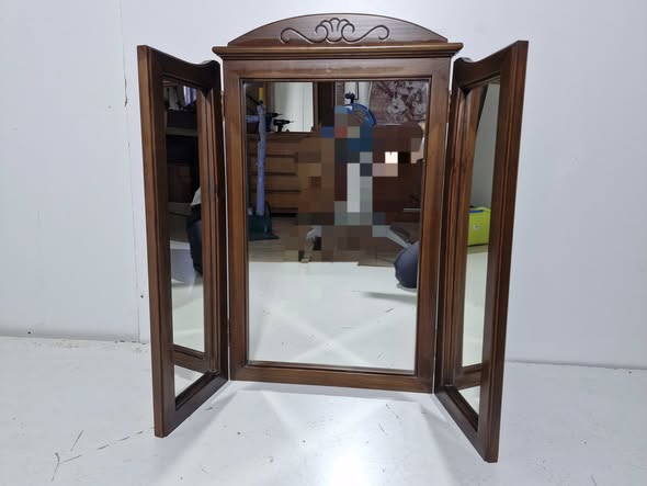 MARCO ESPEJO / ESPEJO LIBRO (110X88) (NOGAL OSC)