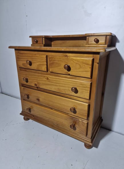 COMODA 5C + JOYERO (93X42X90) (PROVENZAL MIEL)