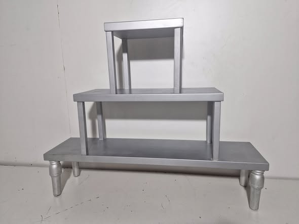 ESTANTERIA AUXILIAR (120X30X95) (PLATA)